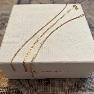 Melanie Auld Bracelet Bundle Gold Vermeil